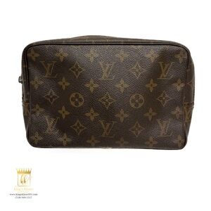 Louis Vuitton Brown Monogram Trousse
